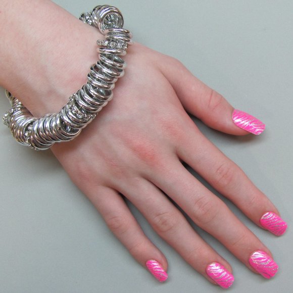 Playboy Bracelet Bunny Crystal Infinity Rings NWT NIB HTF RARE y2k Authentic Hot - Picture 6 of 10